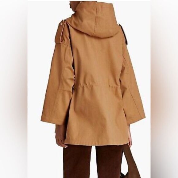 Maje Gangzyum Hooded trench Windbreaker barn chore Jacket Preppy. 2/L or XL - Picture 12 of 16